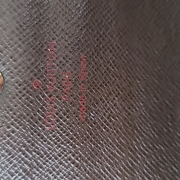 LOUIS VUITTON VINTAGE 2010 DAMIER PORTE MONNAIE 10 CARD CREDIT WALLET W/CHAIN - Picture 16 of 17